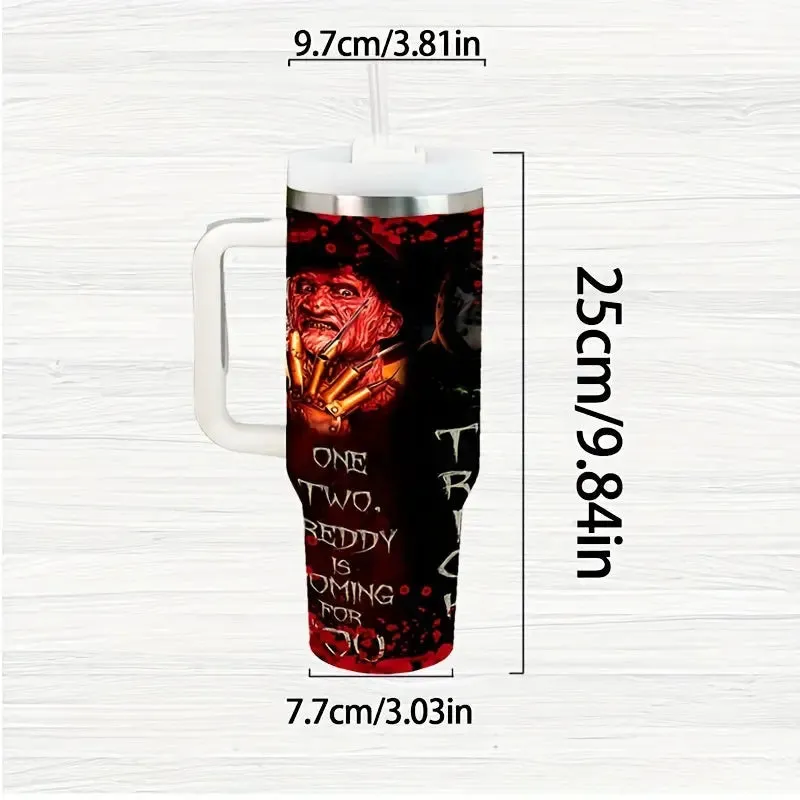 40oz Insulated Stainless Steel Tumbler with Straw