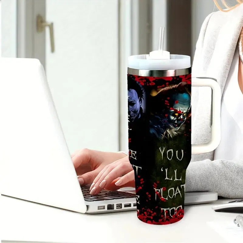 40oz Insulated Stainless Steel Tumbler with Straw