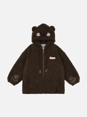 Aelfric Eden Cute Animal Sherpa Coat