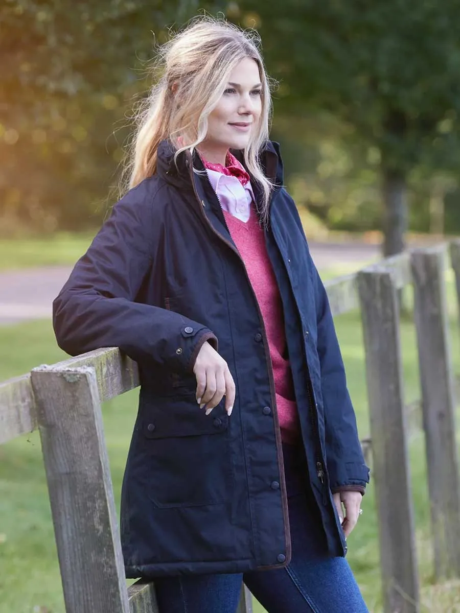 ALAN PAINE Fernley Weekend Coat - Ladies Waterproof - Navy