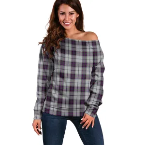 Alexander of Menstry Dress Tartan Off Shoulder Women Sweater