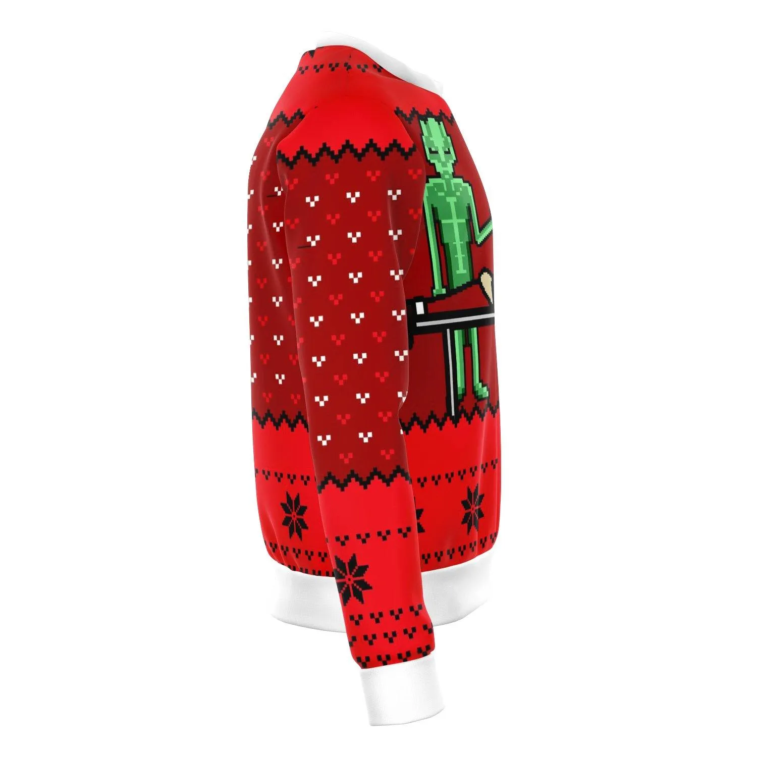 Alien And Santa Dildo Funny Ugly Sweater