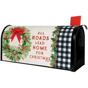 All Roads Lead Home For Christmas Mailbox Cover