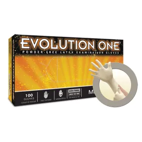 Ansell Microflex Evolution One Powder-Free Latex Exam Gloves Glove Exam Latex Evolution Onepf Sm 100/Bx 10Bx/Cs