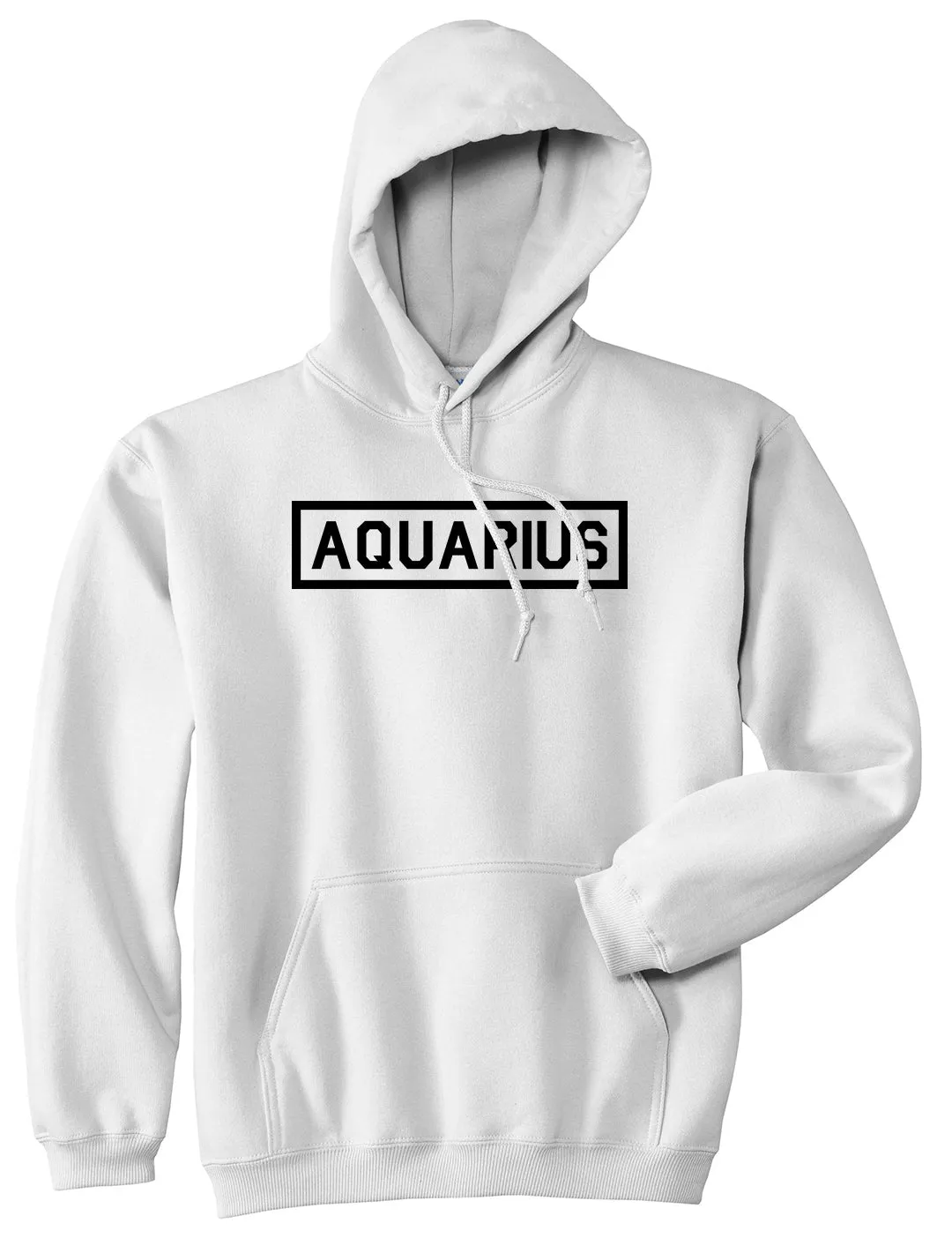 Aquarius Horoscope Sign Mens Pullover Hoodie