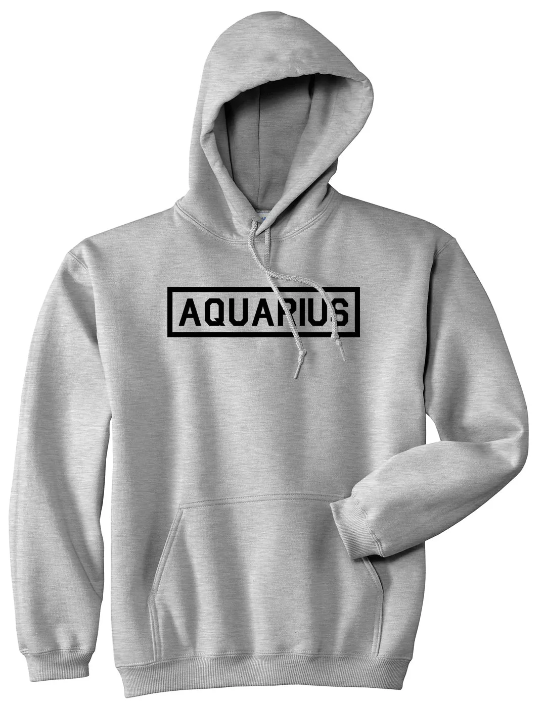 Aquarius Horoscope Sign Mens Pullover Hoodie