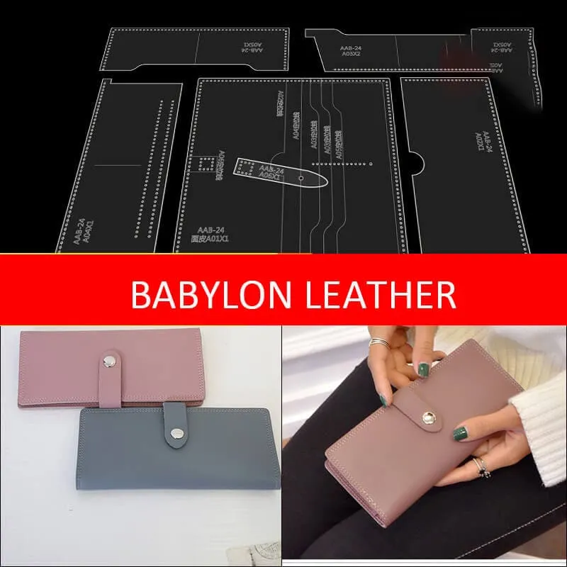 BABYLON™ Minimalist Long Wallet DIY Pattern AAB-24