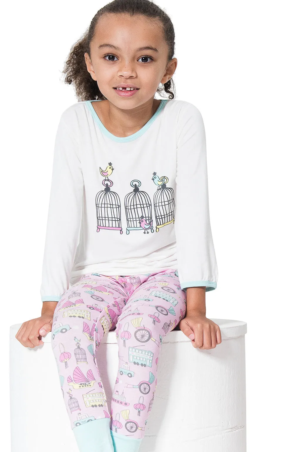 Bamboo long John Pyjamas - Lucy's Birdcage