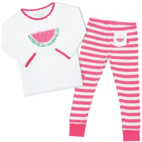 Bamboo long John Pyjamas - Tina's Watermelon