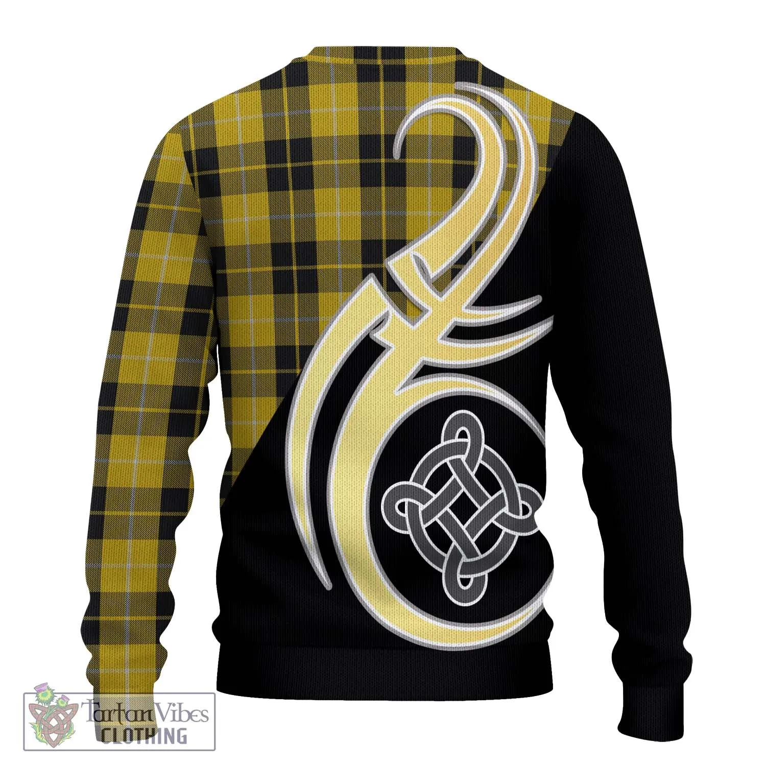 Barclay Dress Tartan Ugly Sweater with Family Crest and Celtic Symbol Style