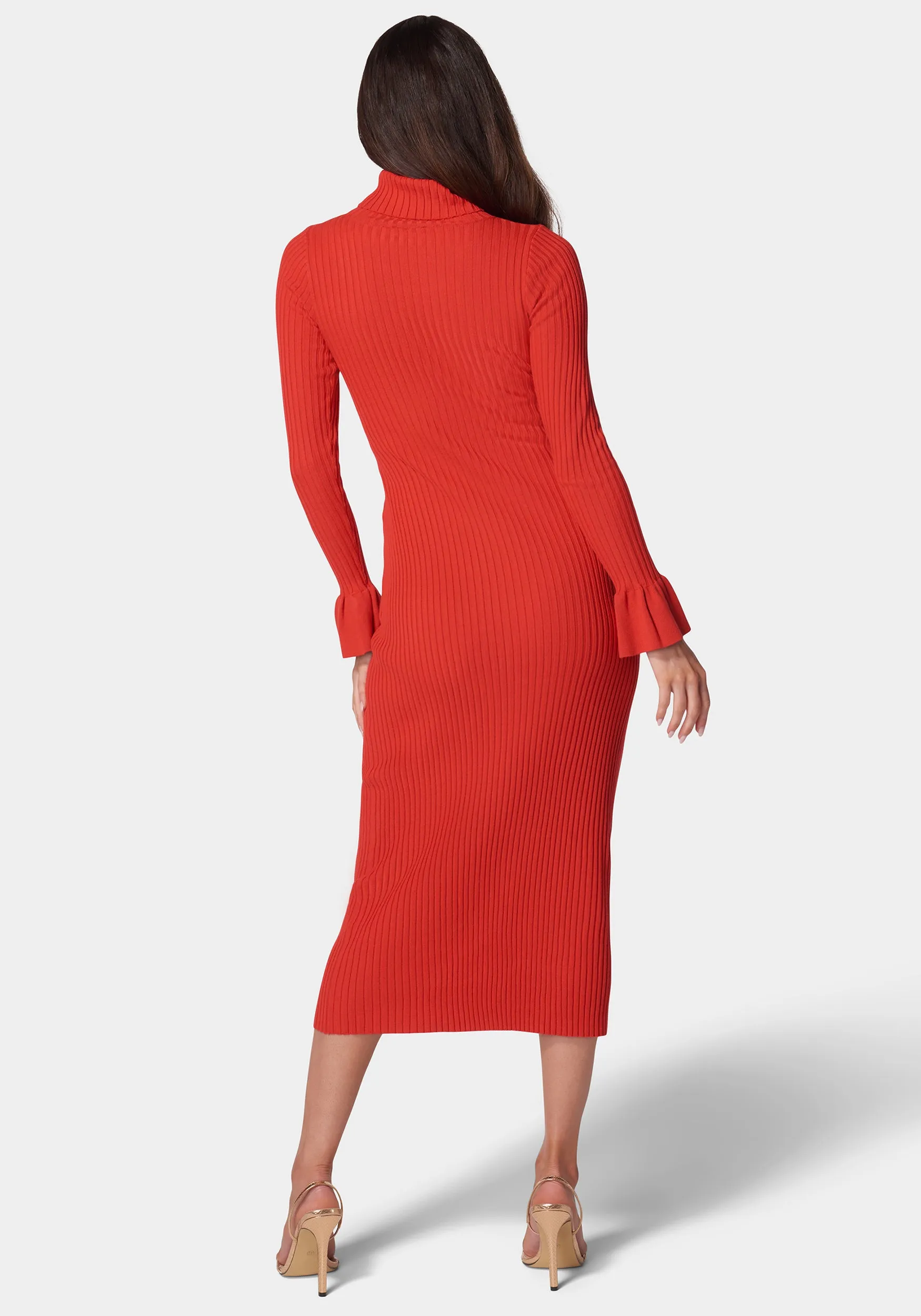 Bell Sleeve Sweater Dress