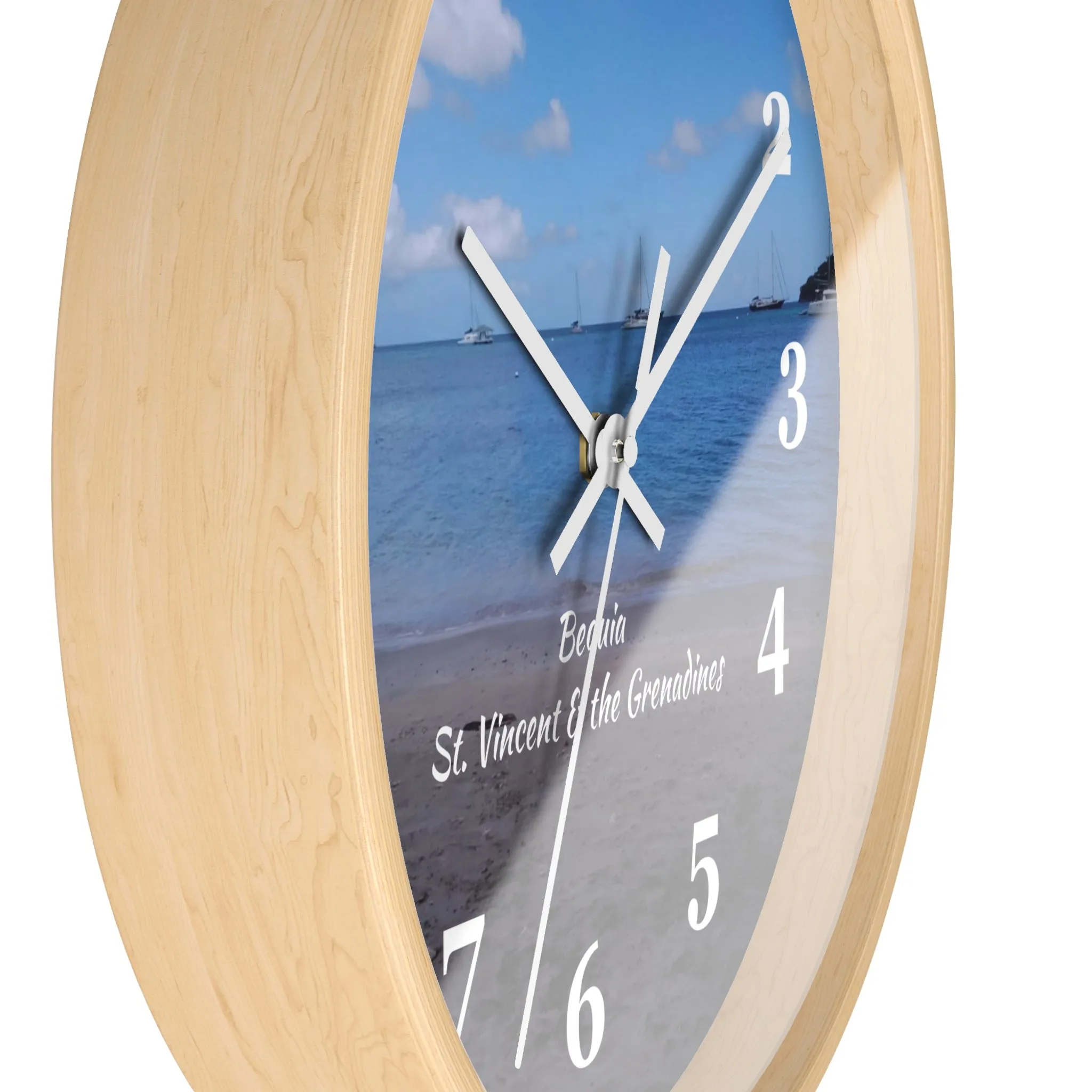 Bequia Beach St. Vincent and the Grenadines Wall Clock