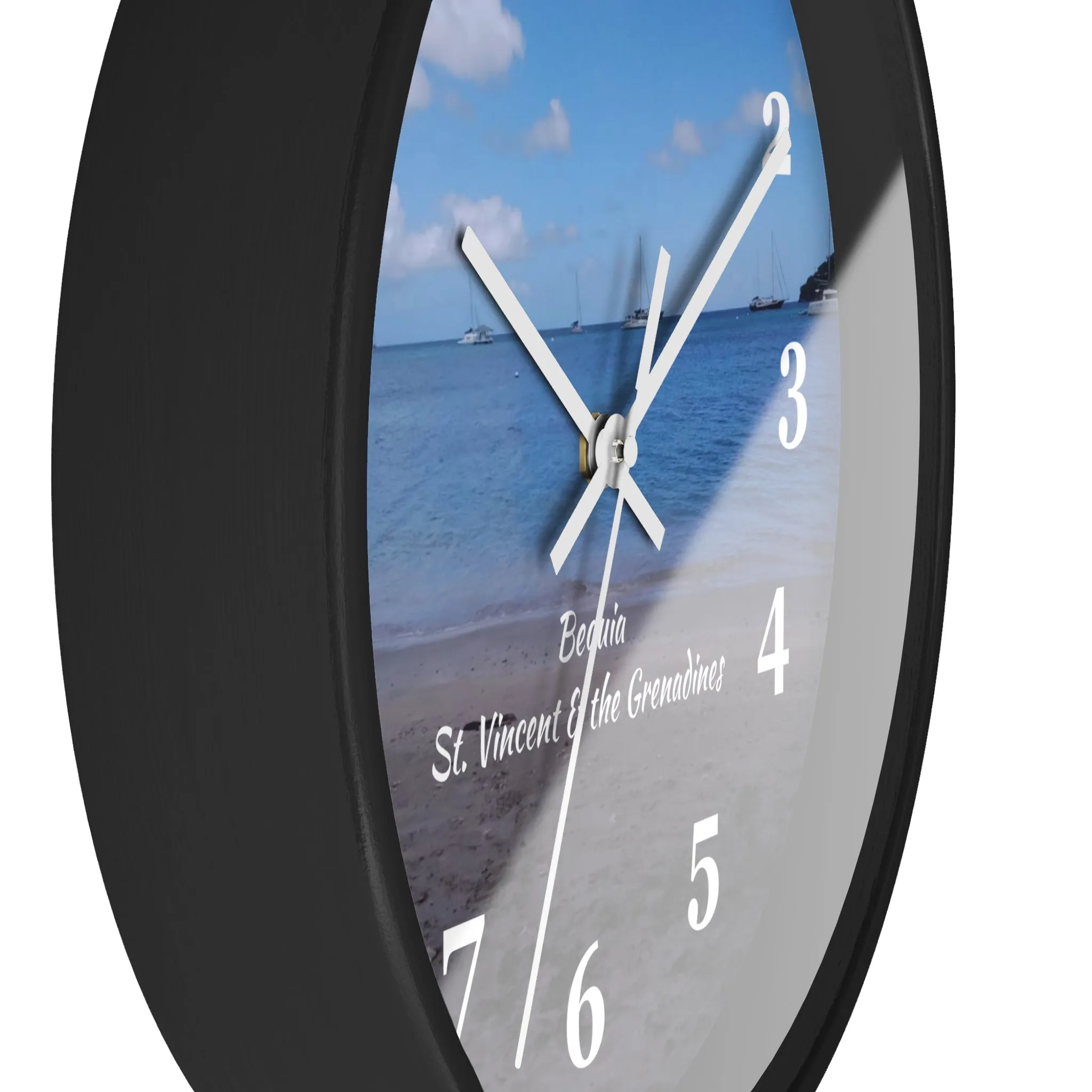 Bequia Beach St. Vincent and the Grenadines Wall Clock