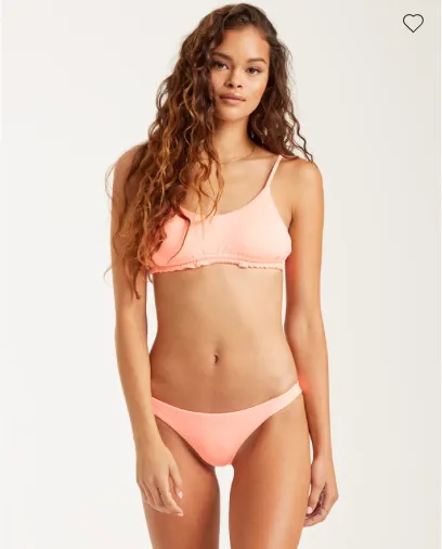 Billabong | Sol Searcher Ruched Mini Crop Bikini Top