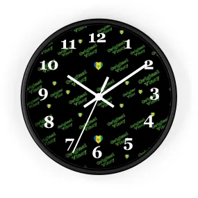 Black Original Vincy St. Vincent and the Grenadines Wall Clock