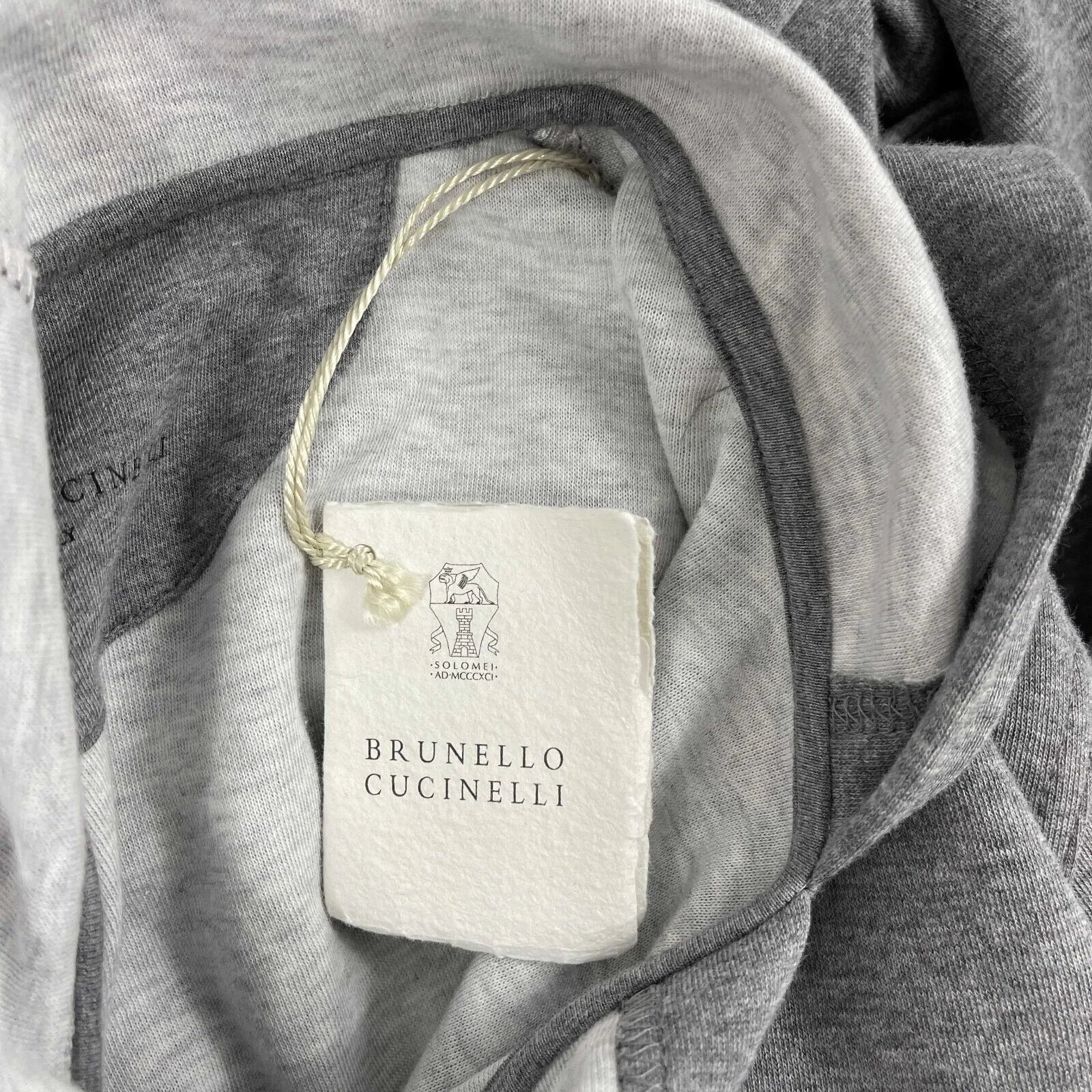 Brunello Cucinelli - Logo Pullover Hoodie Sweatshirt - Youth 12 / Adult XS NEW!