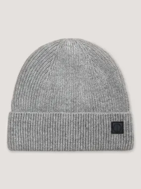 Bruun & Stengade Men Grey Solid Beanie Cap