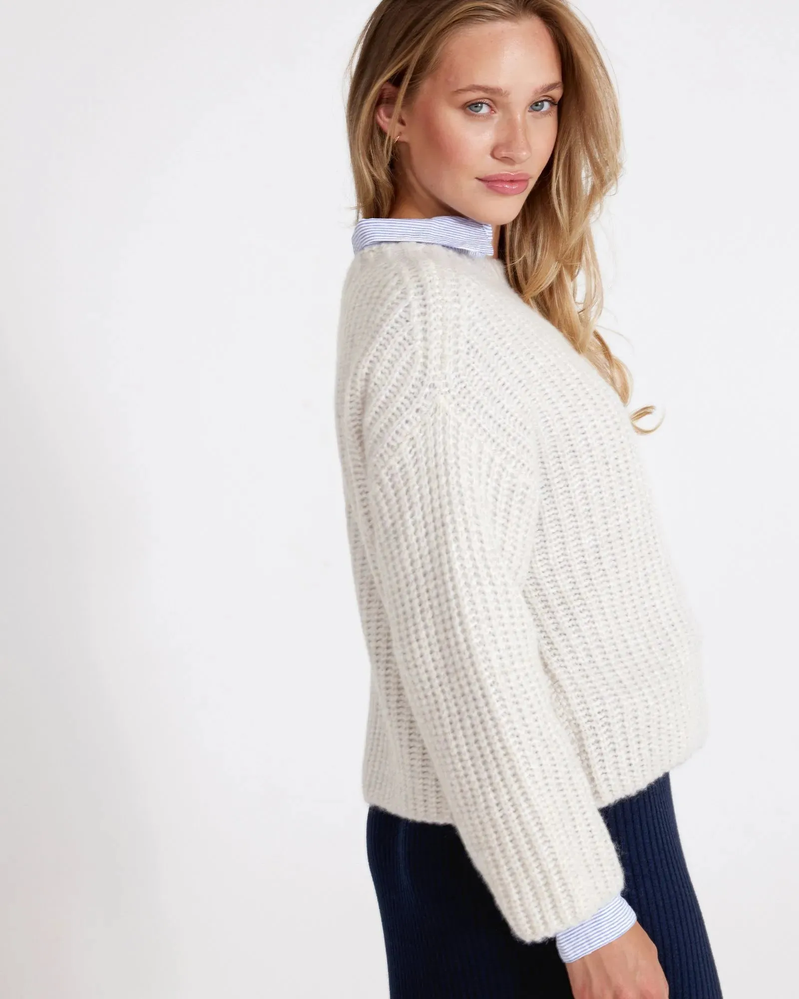 Cajsa Super Soft Knitted Sweater - Sandshell