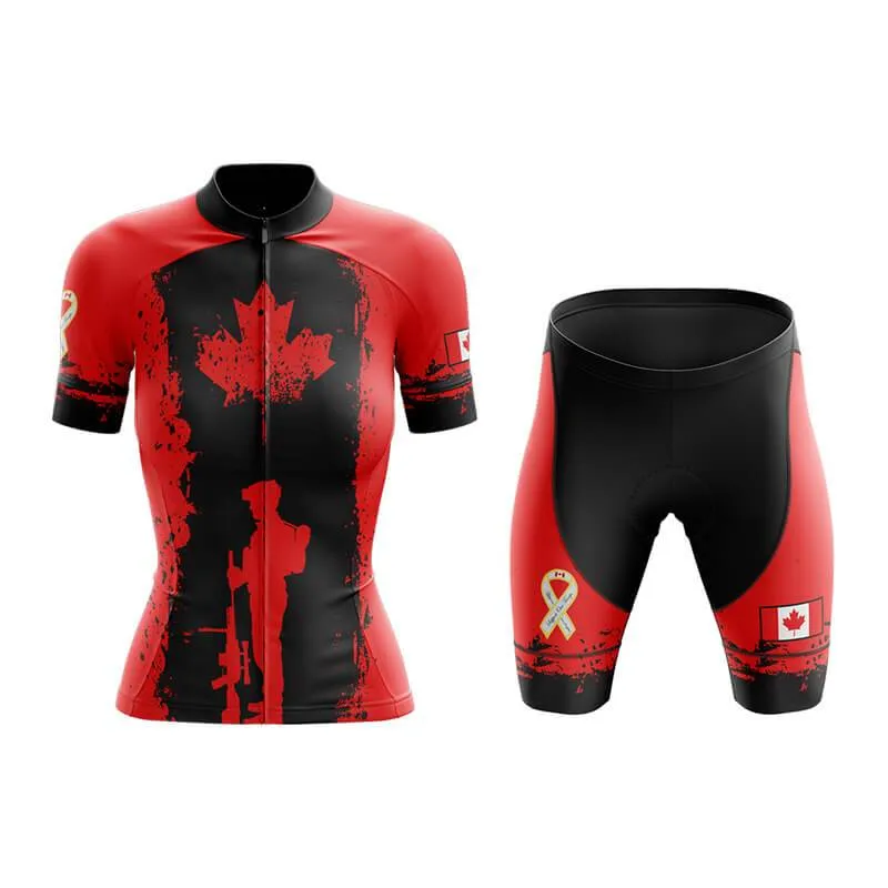 Canadian Veteran (Red) Club Cycling Kit