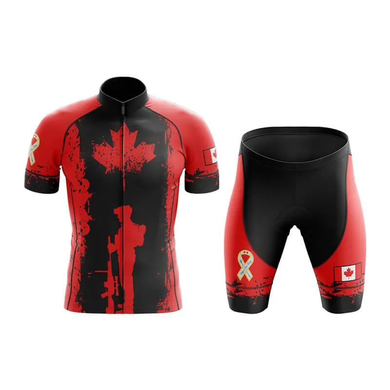 Canadian Veteran (Red) Club Cycling Kit