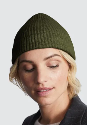 Cashmere Beanie | Khaki