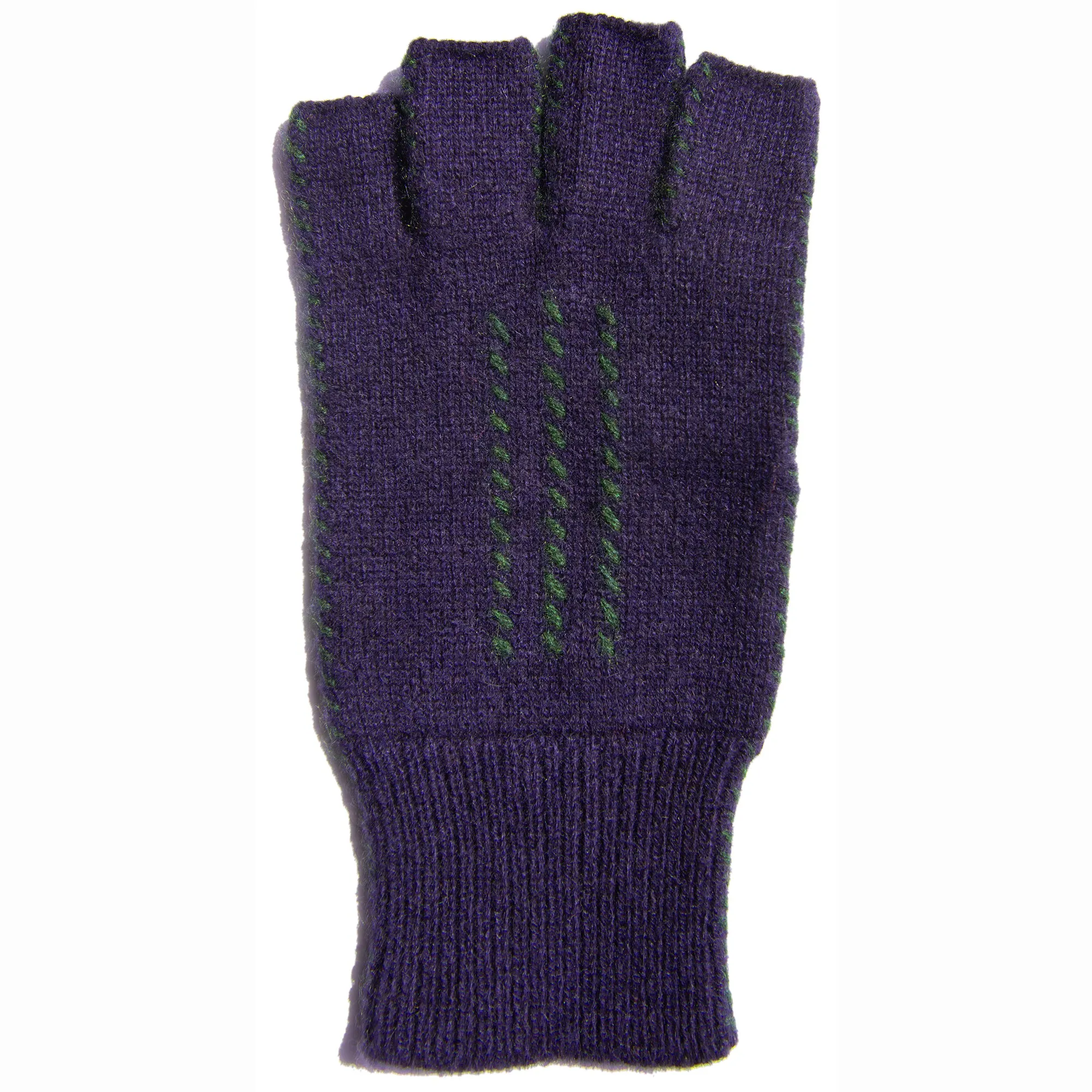 Cashmere Fingerless Stitch Gloves