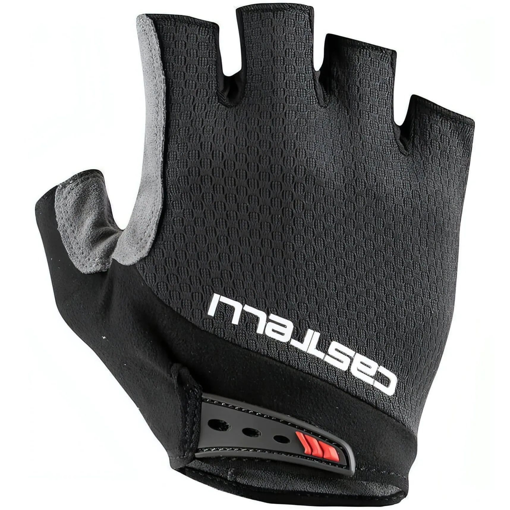 Castelli Entrata V Fingerless Cycling Gloves - Black