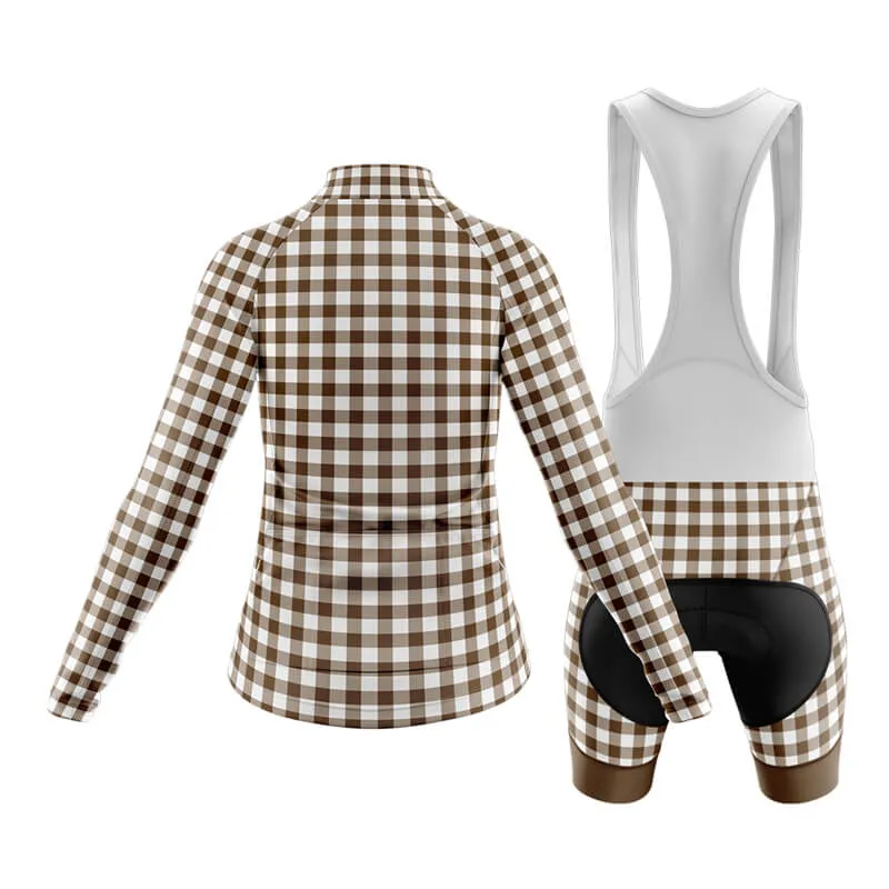 Checkered (Brown) Club Cycling Kit