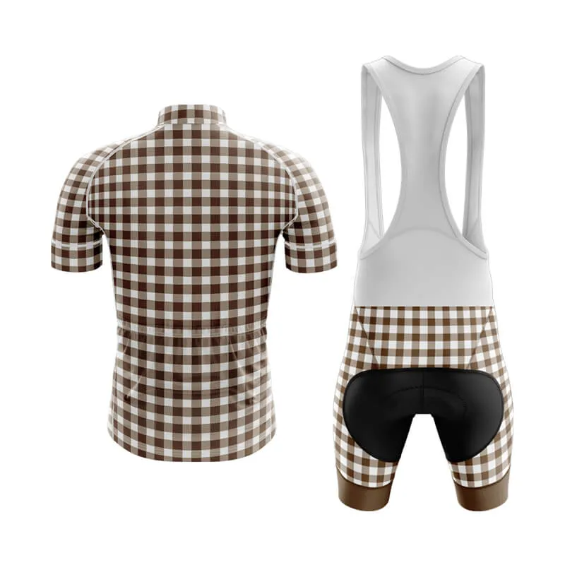 Checkered (Brown) Club Cycling Kit