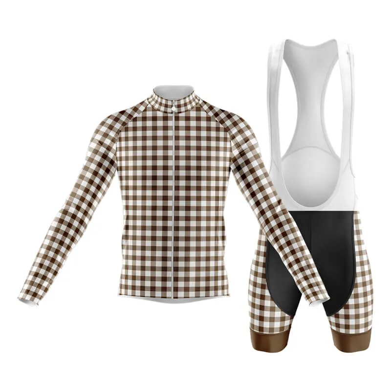 Checkered (Brown) Club Cycling Kit