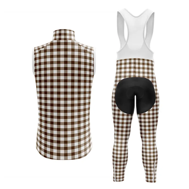 Checkered (Brown) Club Cycling Kit