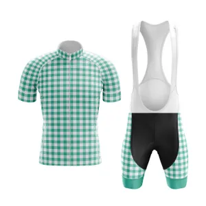 Checkered (Green) Club Cycling Kit