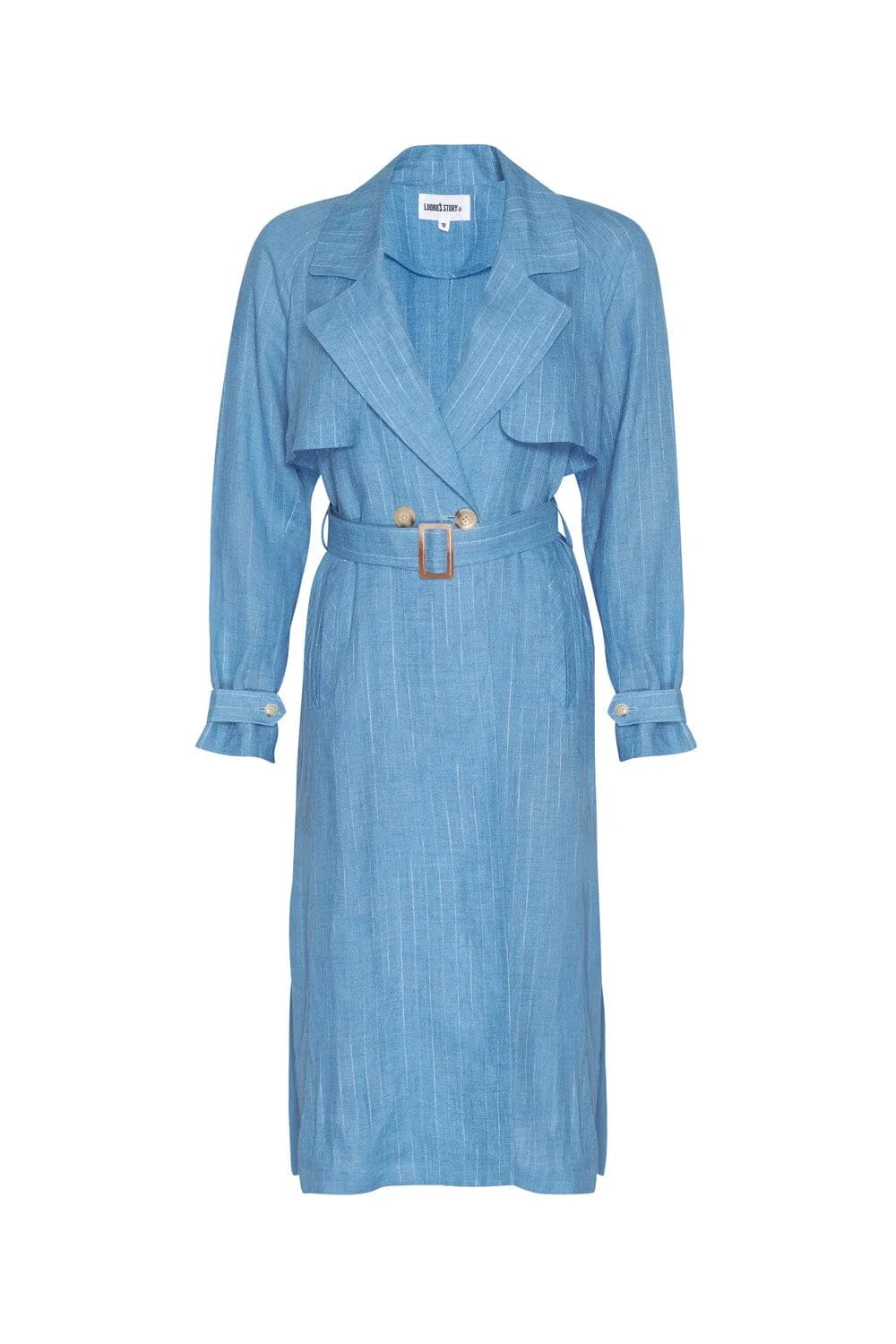 Chianti Trench Coat - Blue Bell