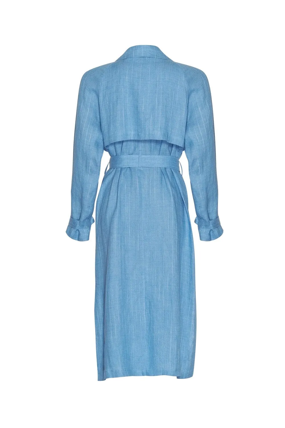 Chianti Trench Coat - Blue Bell