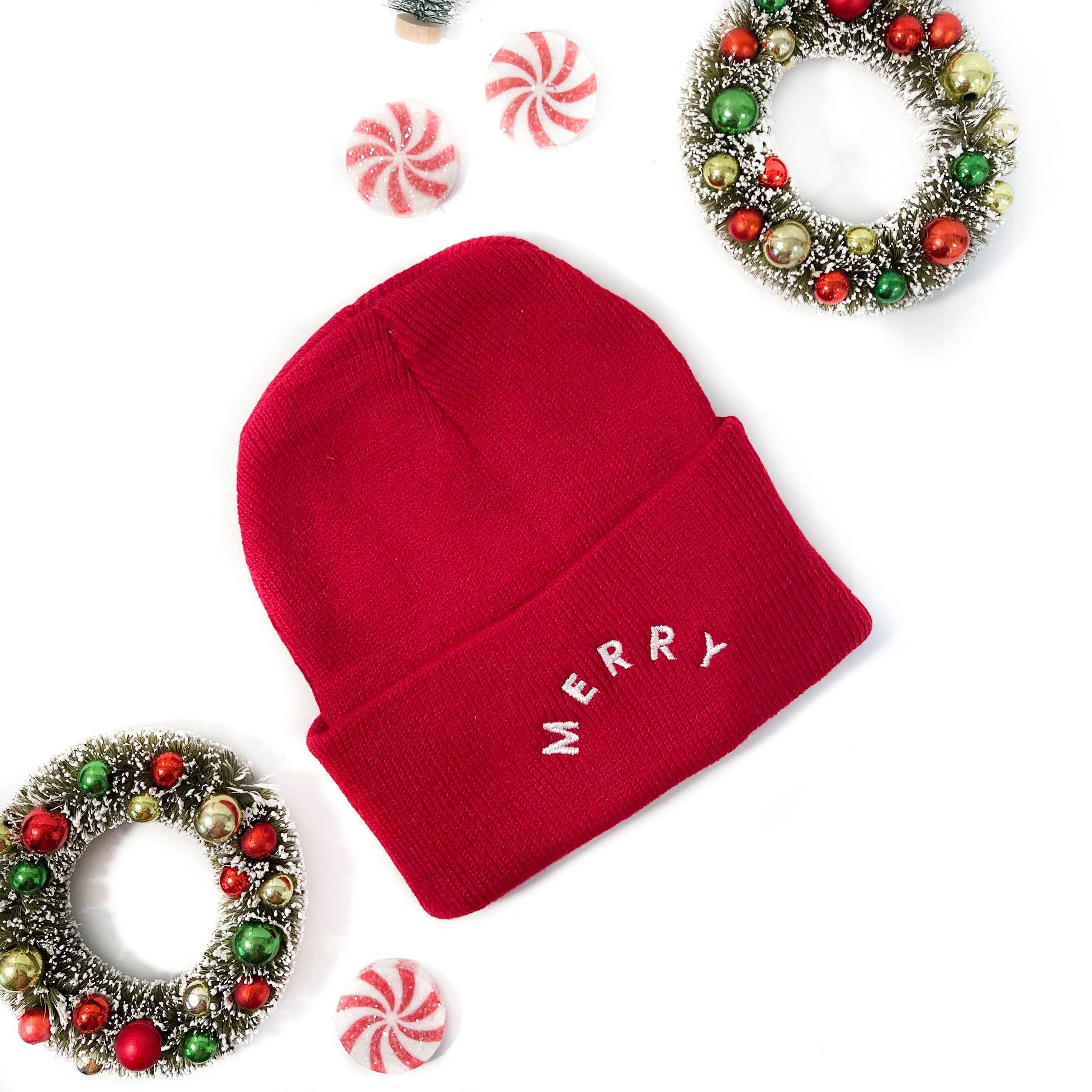 Child Beanie - MERRY - Red