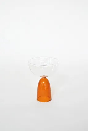 Cocktail Glass, Coupe - Clear   Amber