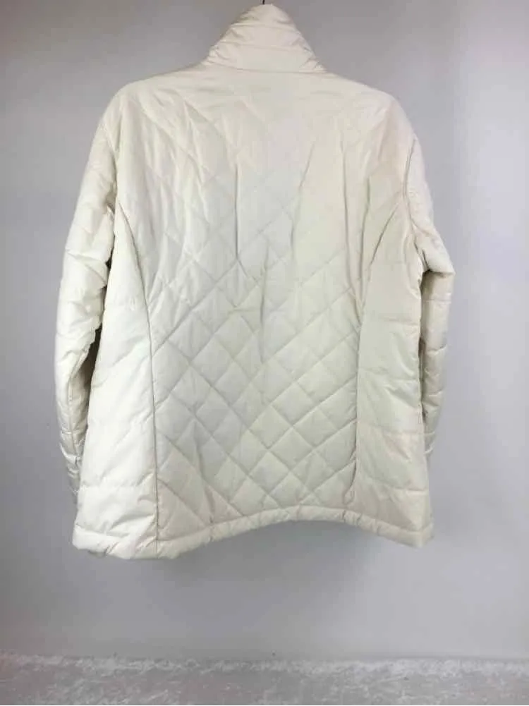 Columbia Size XXL Cream NWT Quilted Zip Front Coat