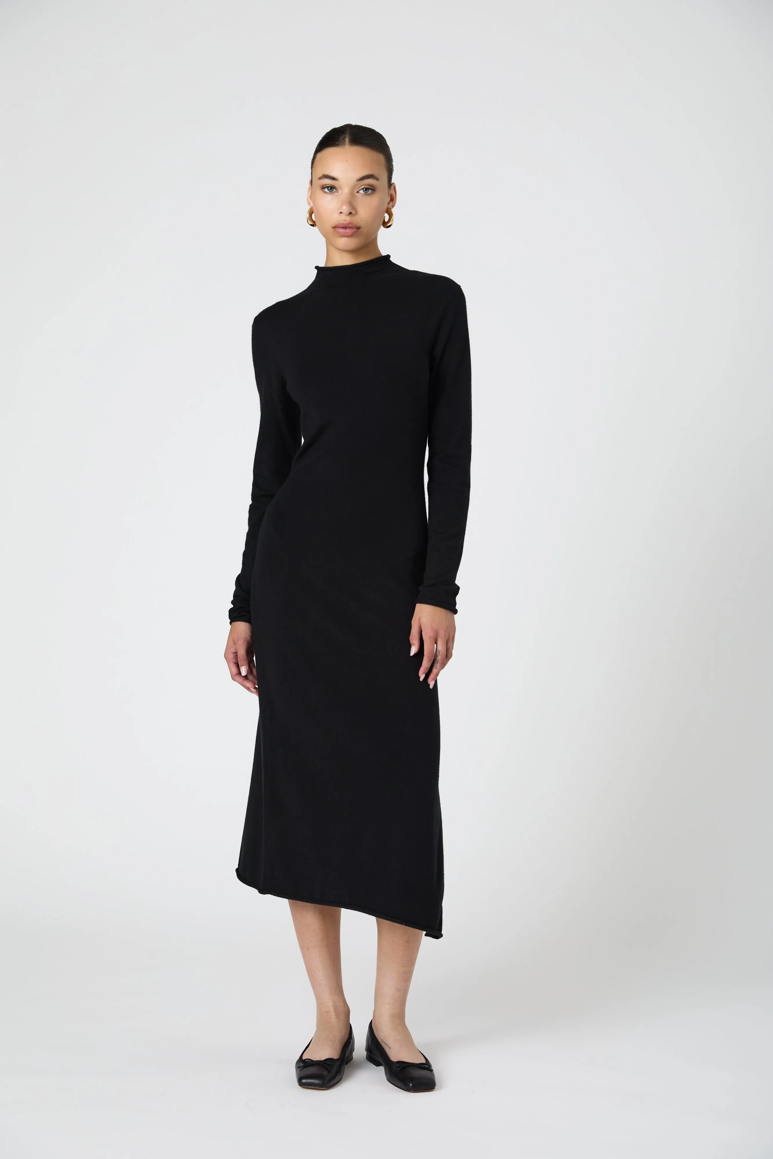 Cosysoft Side Split Midi Dress