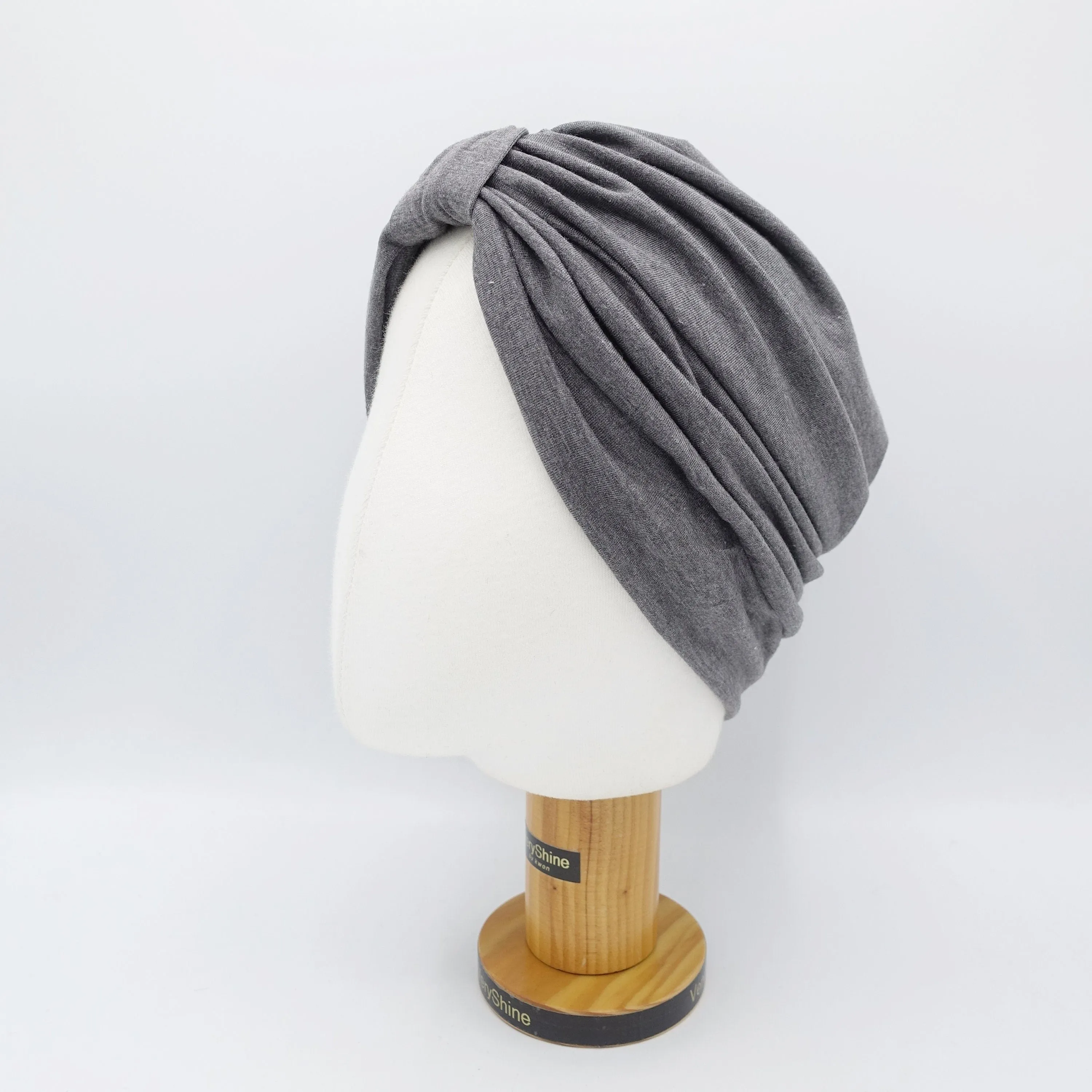 cotton pleated turban for women