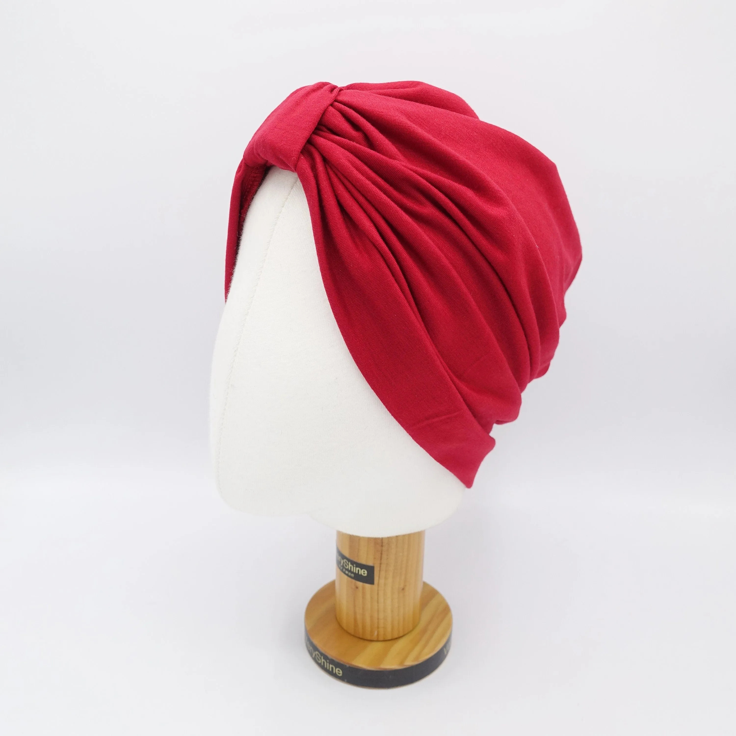 cotton pleated turban for women