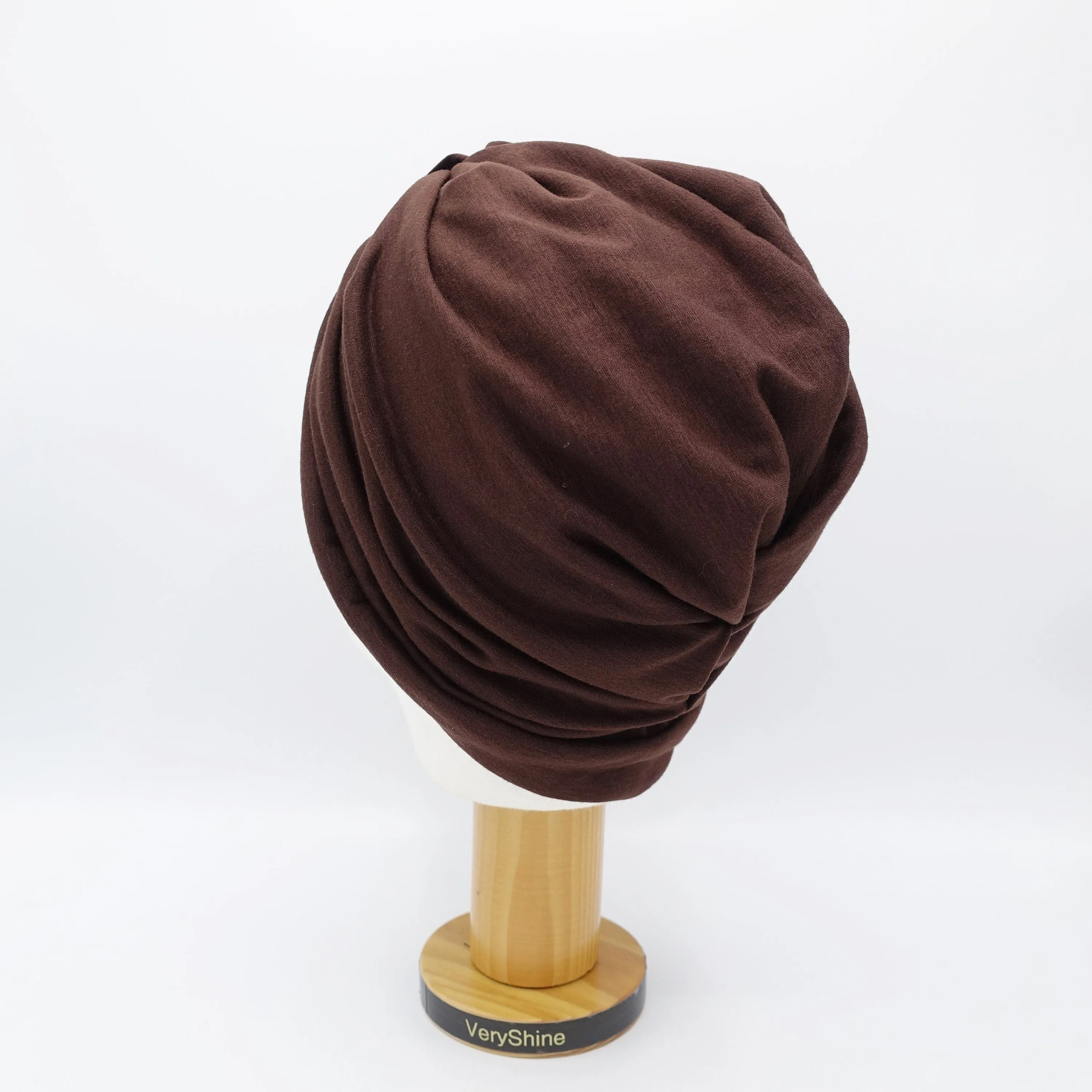 cotton pleated turban for women