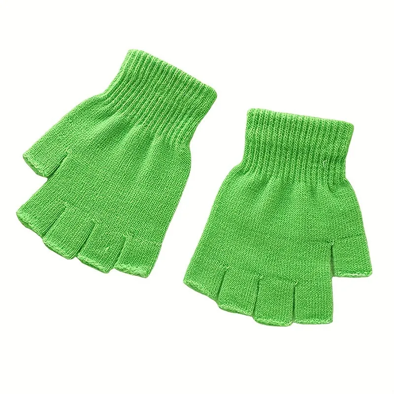 Cozy Fingerless Plush Gloves  Perfect Gift Choice