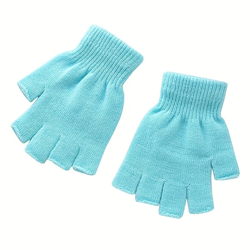 Cozy Fingerless Plush Gloves  Perfect Gift Choice