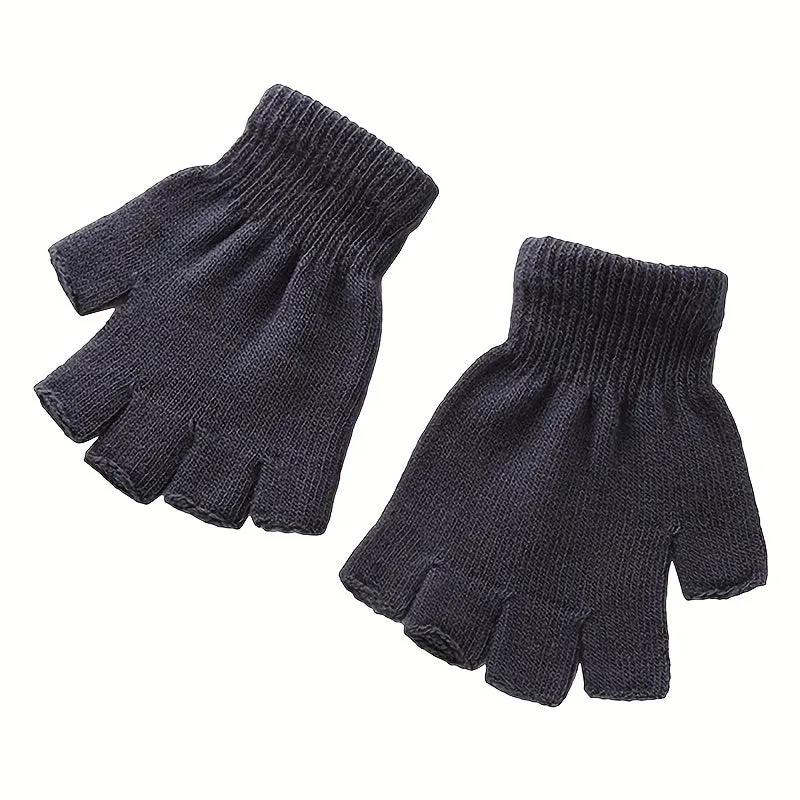 Cozy Fingerless Plush Gloves  Perfect Gift Choice