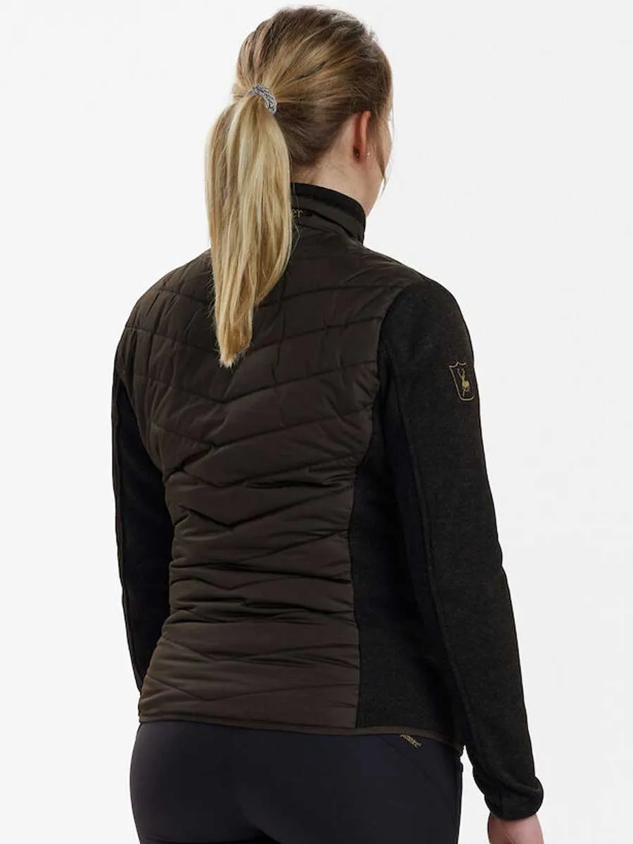 DEERHUNTER Lady Caroline Padded Jacket - Brown Leaf