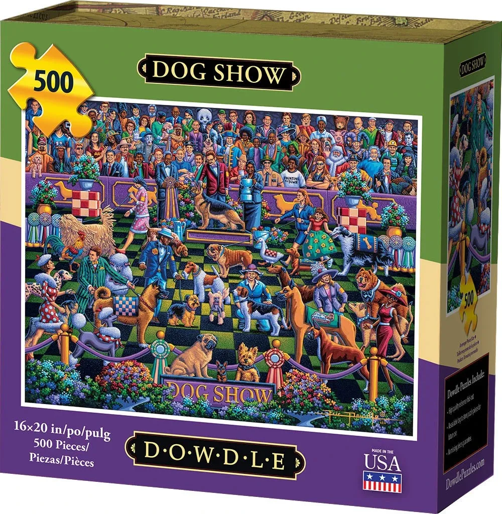 Dog Show 500 Piece Puzzle - Quick Ship