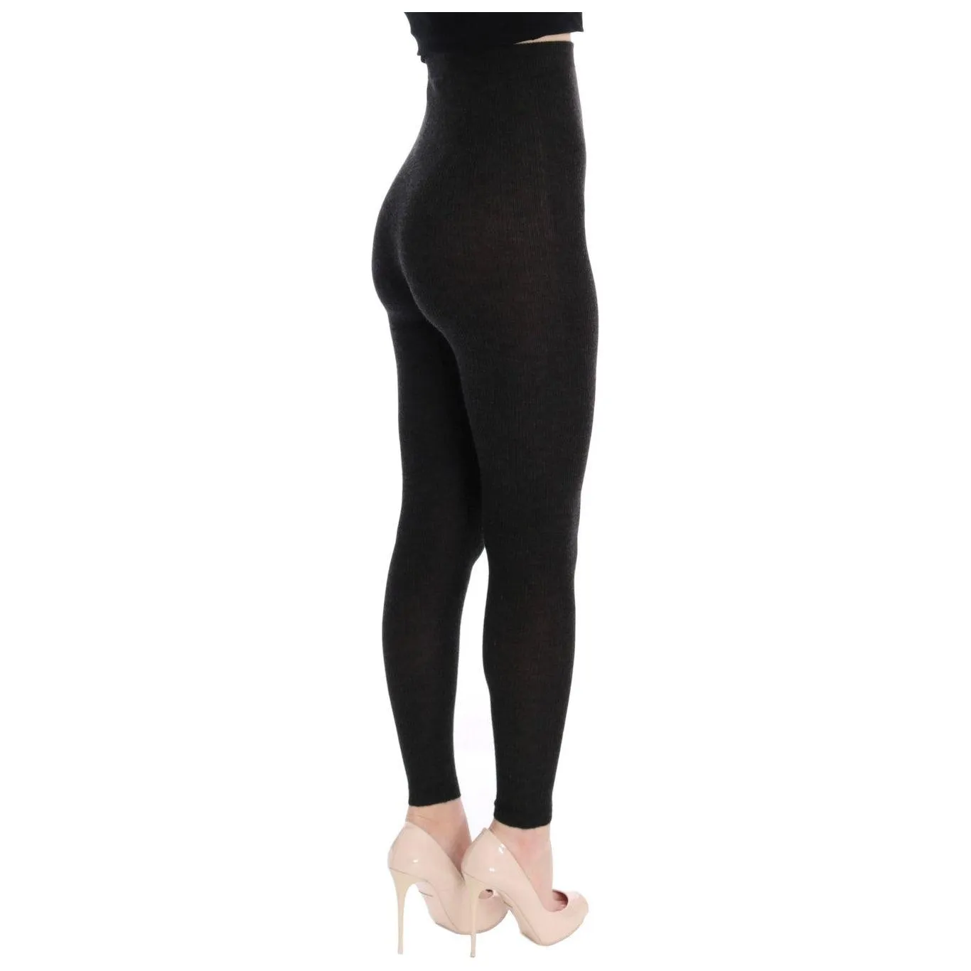 Dolce & Gabbana Elegant High-Waist Cashmere Tights Pants