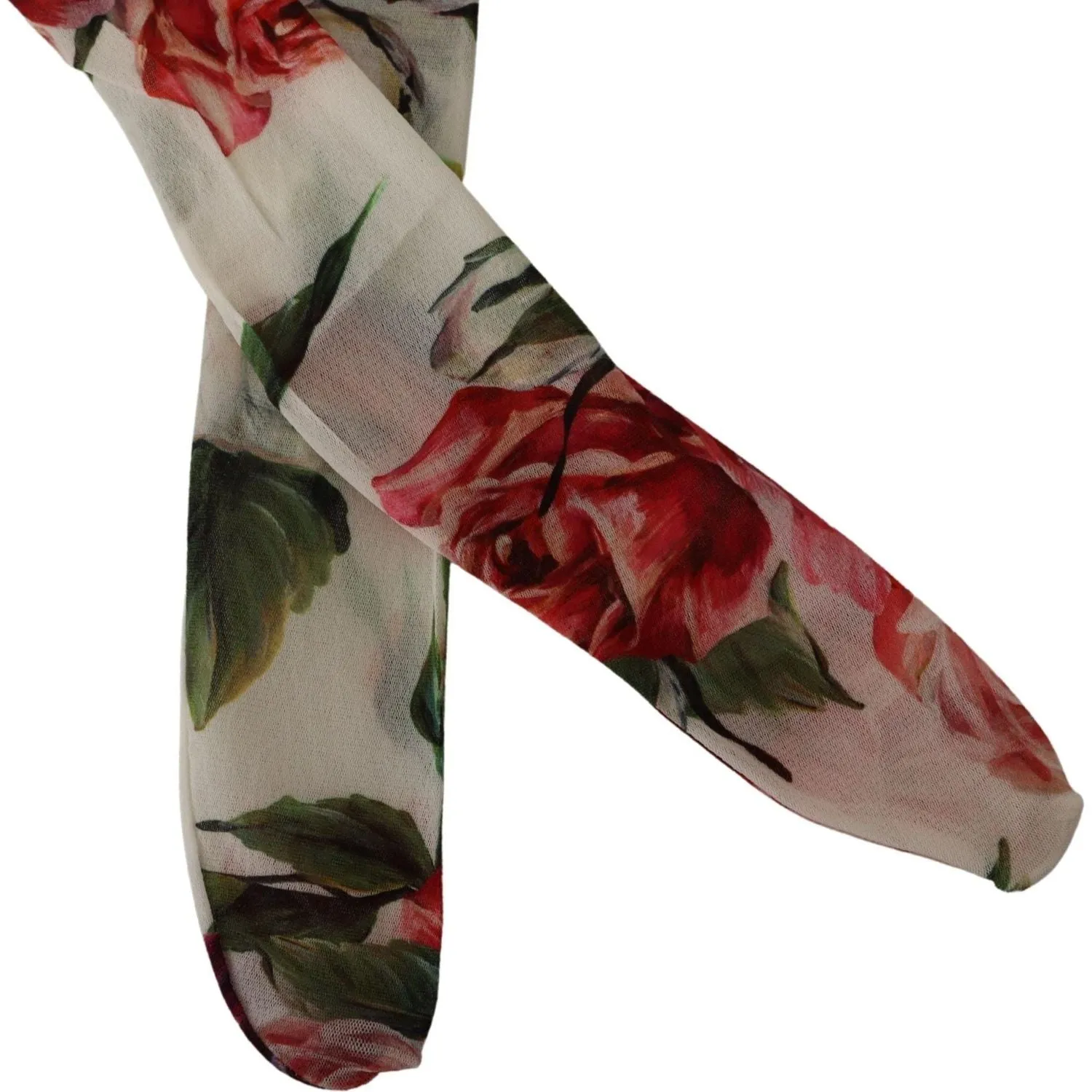 Dolce & Gabbana Floral Elegance Italian Nylon Tights