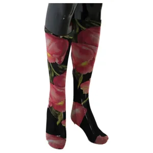 Dolce & Gabbana Floral Nylon Stretch Stockings