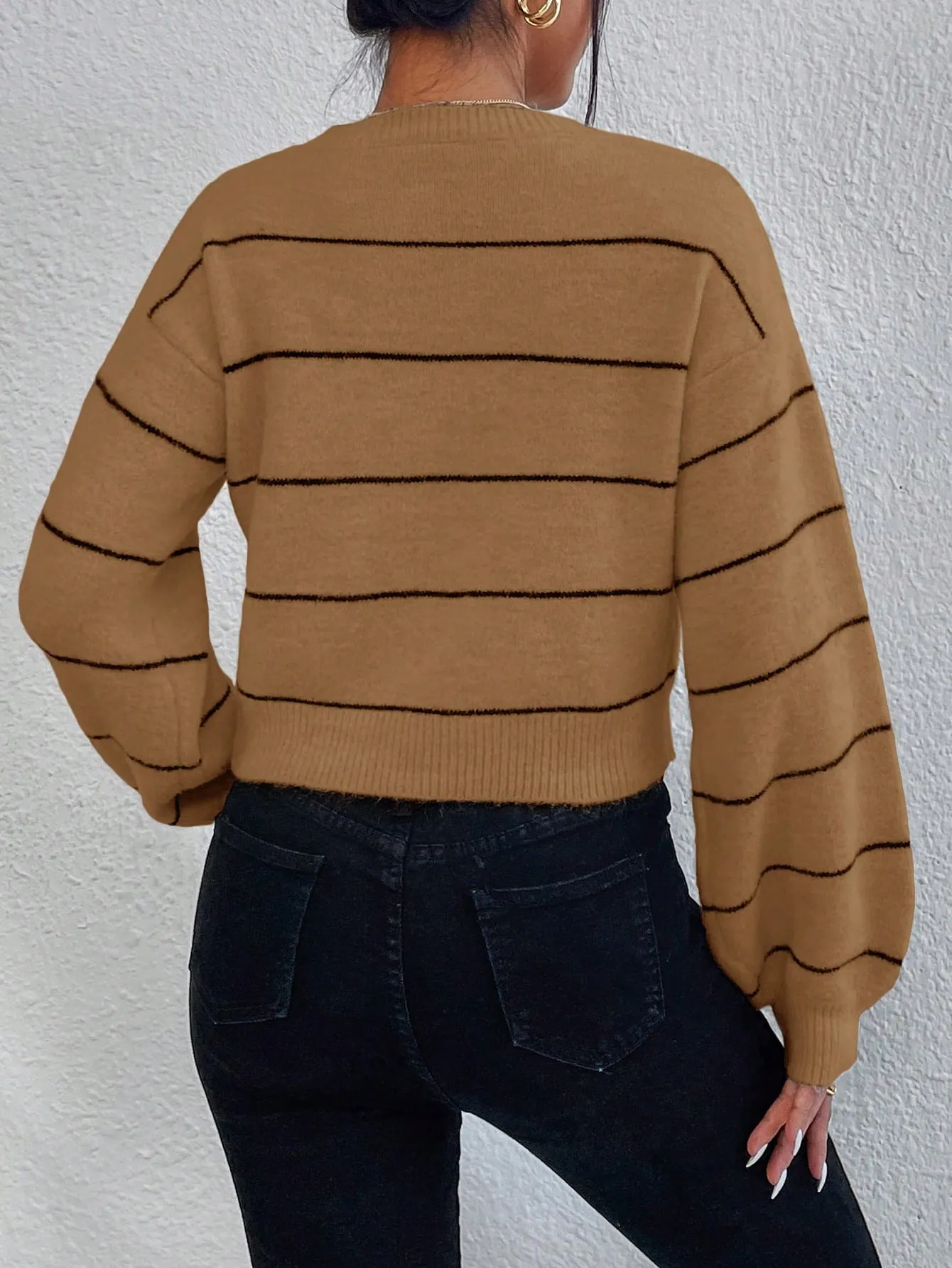 Drop Shoulder Sweater